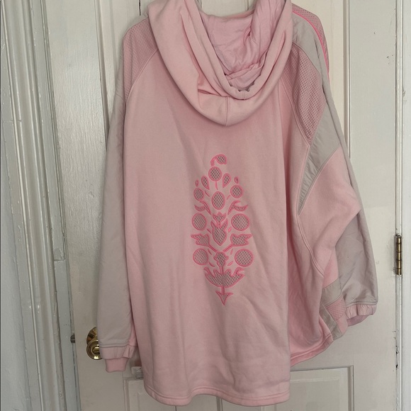 Free people racing stripes hoodie size medium oversized  NWT READ DESCRIPTION - Picture 4 of 10